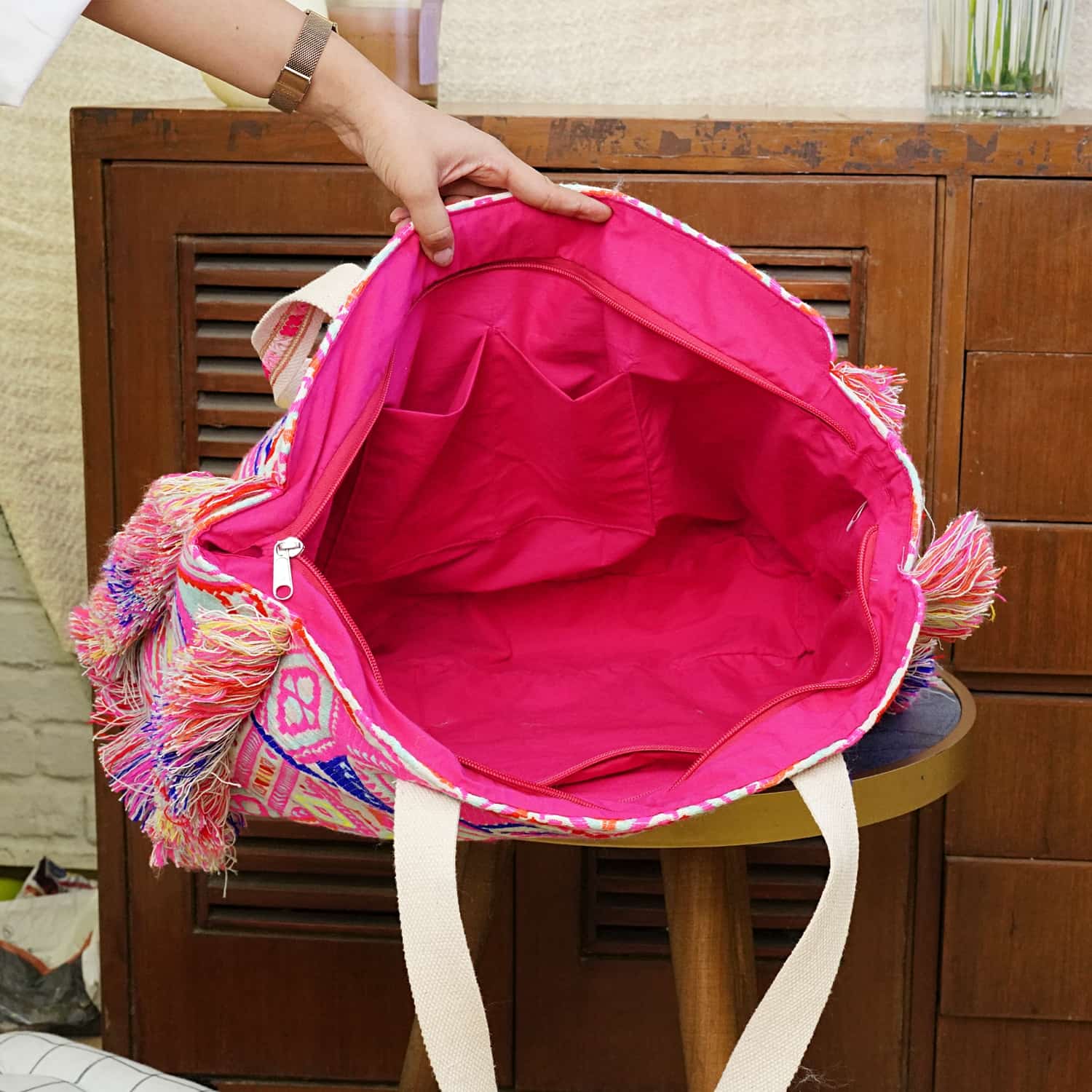 The Radiant Rose Tote